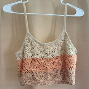 Roxy Crotchet Crop Tank